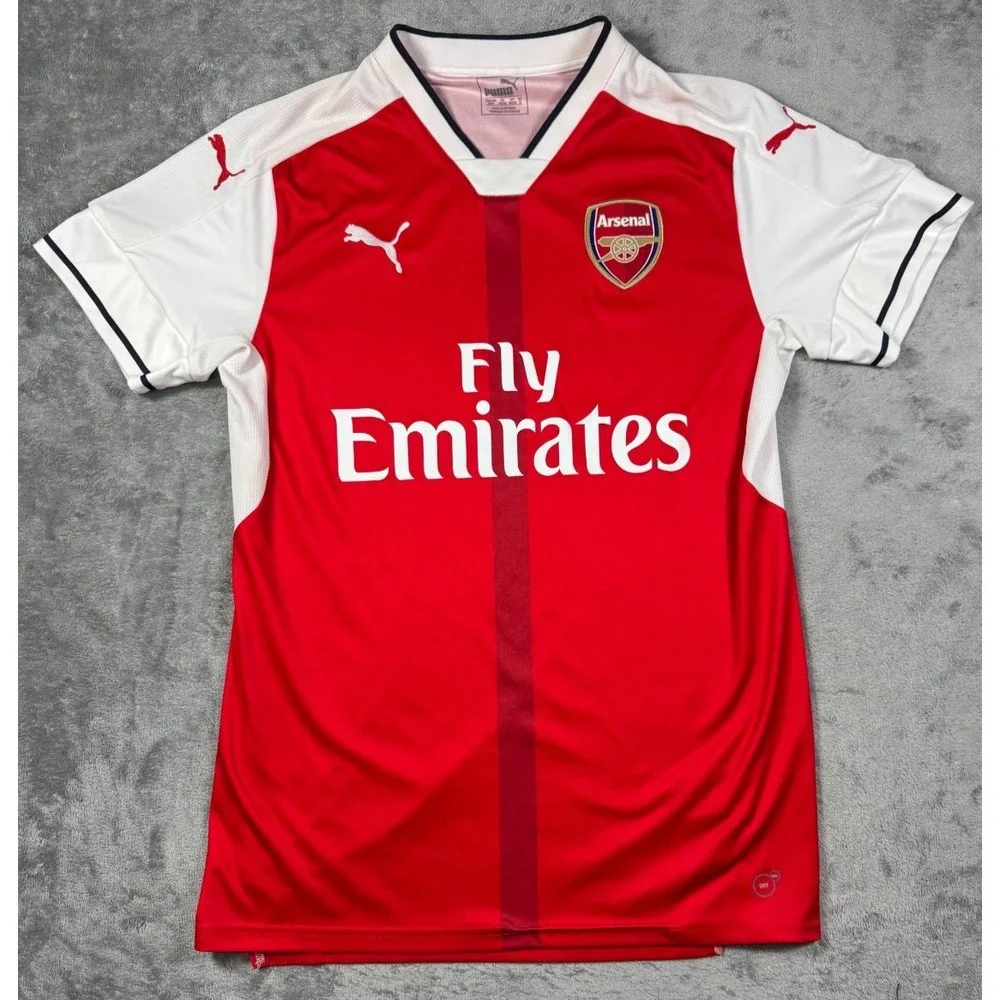 Puma Arsenal FC Home Jersey 2016-2017 Soccer Shirt Red White Mens Medium 749712